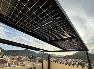 instalacion pergola solar mallorca | energia solar mallorca